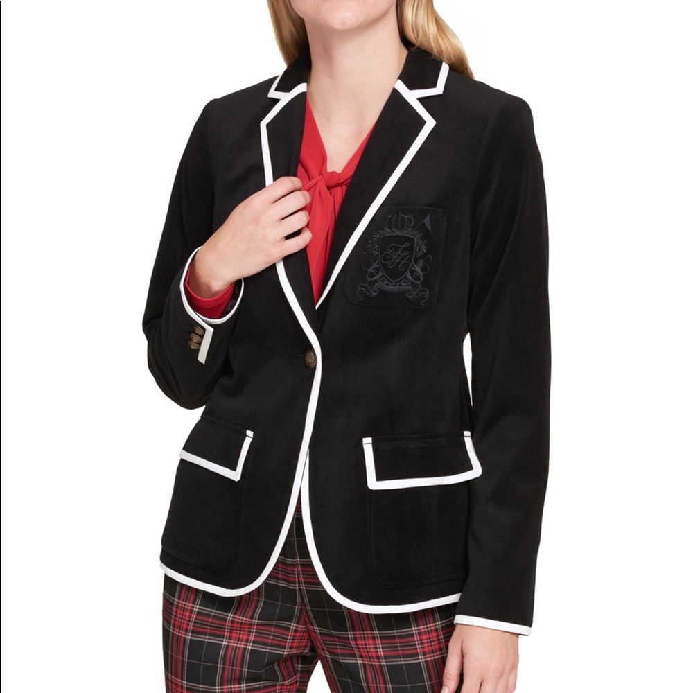 Tommy Hilfiger velvet blazer